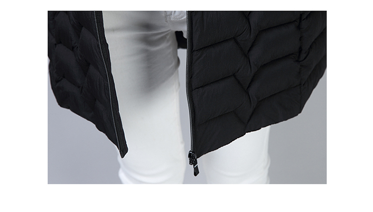 冬季新款韩版棉衣女中长款时尚修身羽绒棉服女式保暖棉袄外套